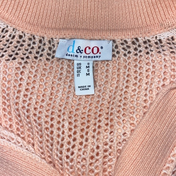 D & co mesh sweater women’s small - Picture 6 of 6